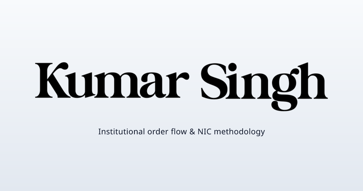 Our Mission: Institutional Order Flow for Retail Traders